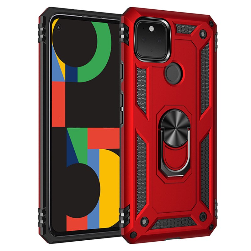 Étui à bague hybride pour Google Pixel 4a 5G Étui à bague hybride pour Google Pixel 4a 5G